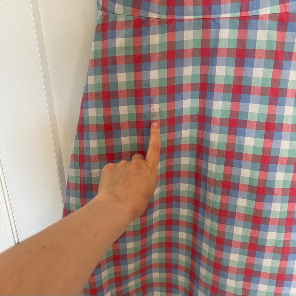 Kate Spade Madras Poplin Dress - Picture 7 of 9